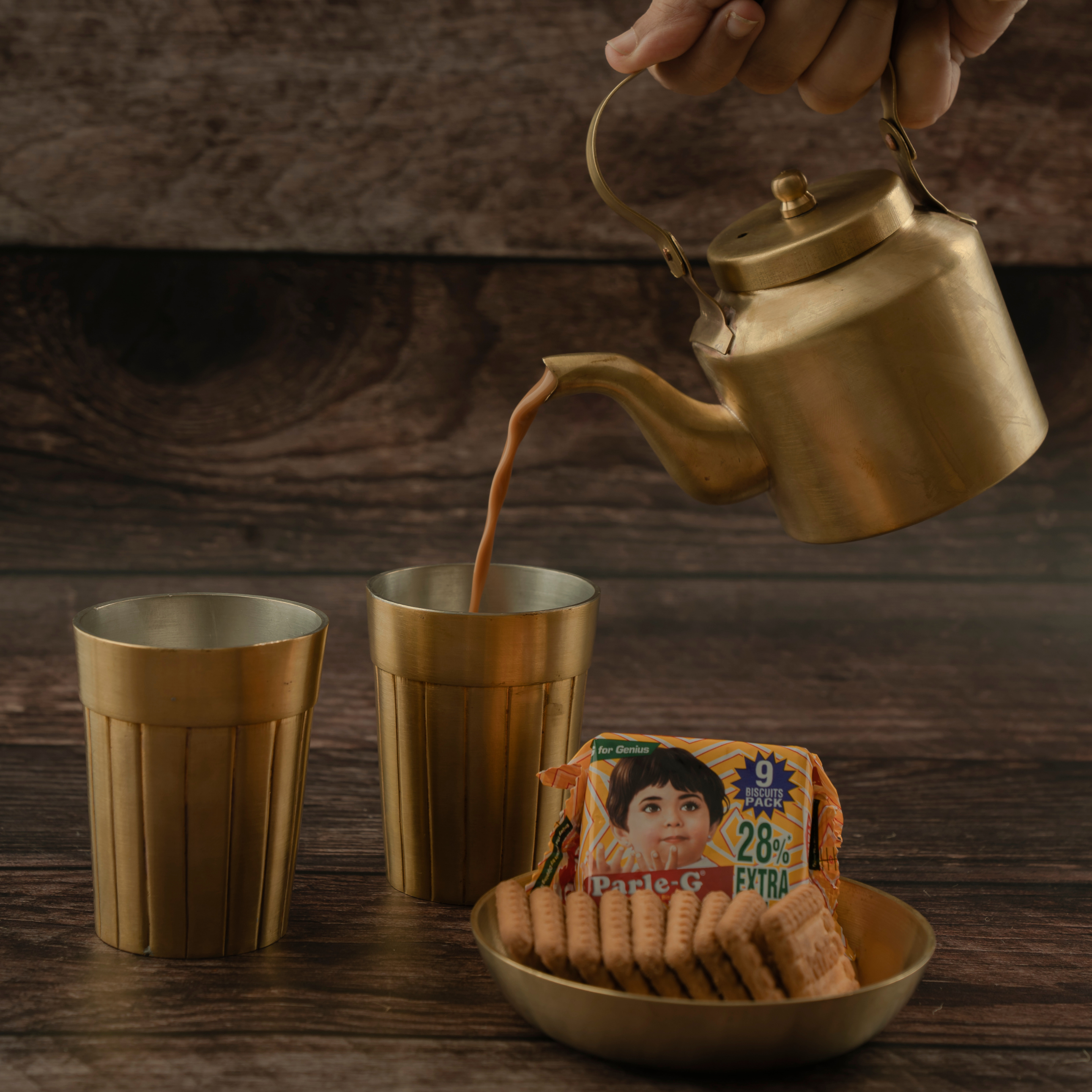 Pital Ketalee with Tea Glasses