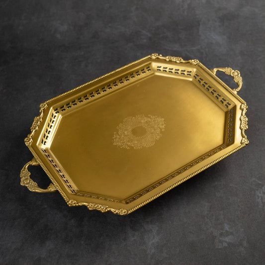 Gold Rectangle Tray